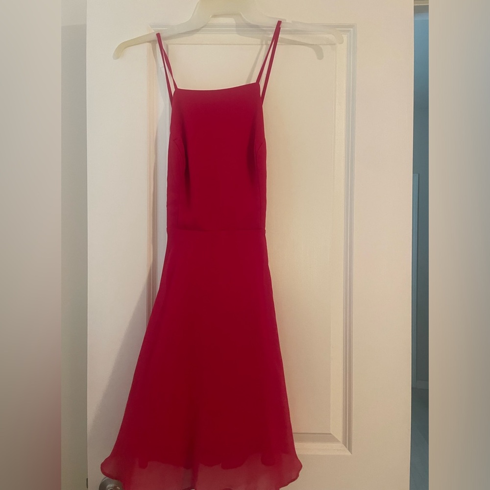 Red Lulu’s dress! Like new, only wore once.